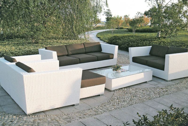 Outdoor Furniture Premier Rattan Sofa Set Aluminum Table Sofa Chair