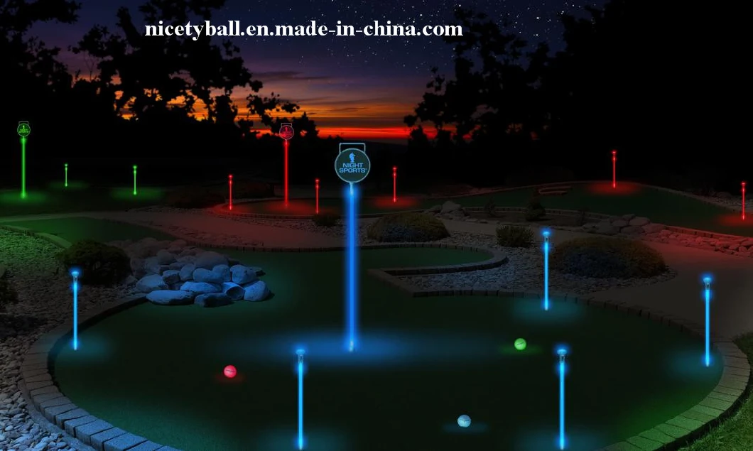 Golf Gift Set Light up Your Backyard Glowing in Dark Golf Gift Set for Training Game