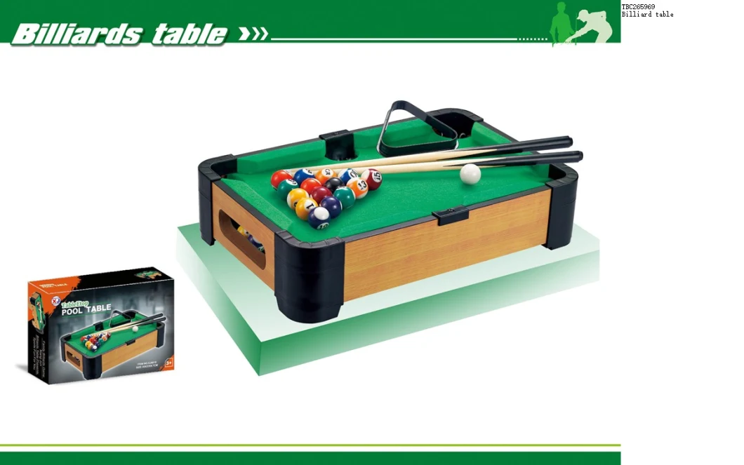 Portable Pool Table Wooden Indoor Game Pool Table