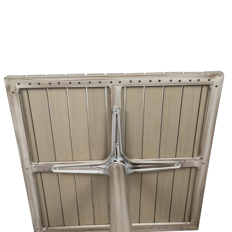 Commercial Outdoor Garden Bistro Restaurant Polywood Top Leisure Aluminum Table