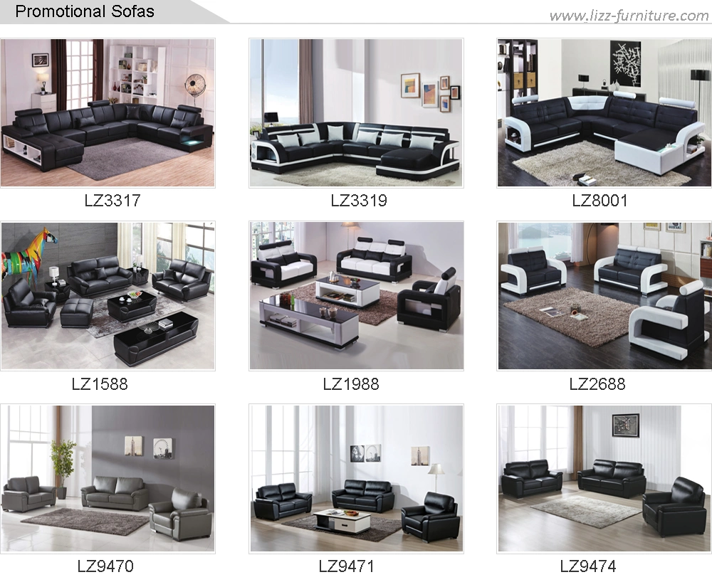 Discount Event Classic European Home Furniture Lounge Leisure Style Leather Cover Vintage Sofa