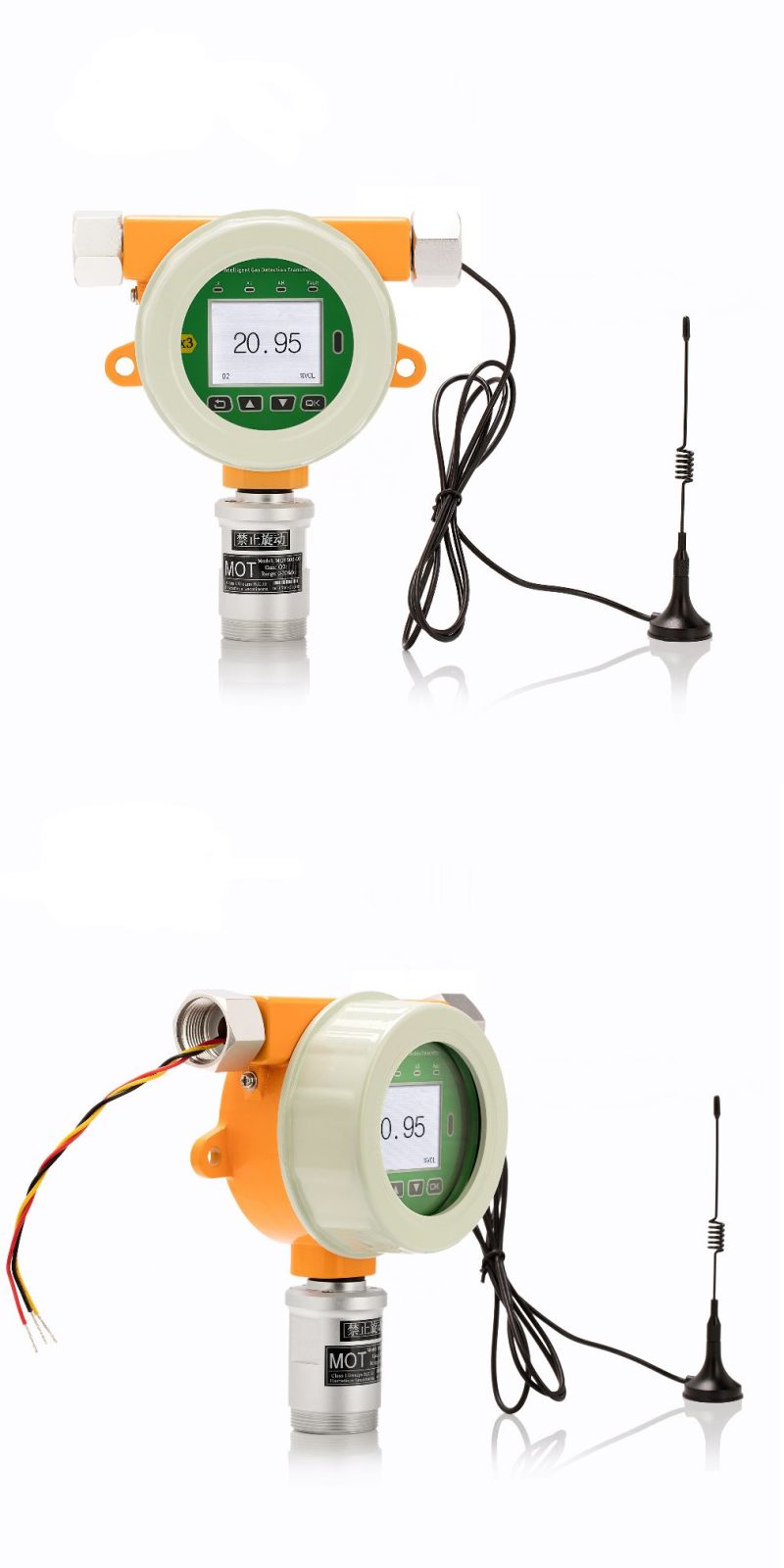 Wireless Carbon Monoxide Gas Detector with Electrochemical Gas Sensor (CO)