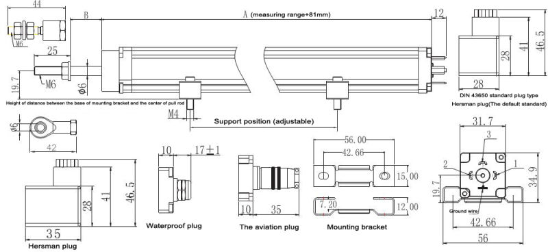 Miran Ktc1 500mm Position Sensor Length Measurment
