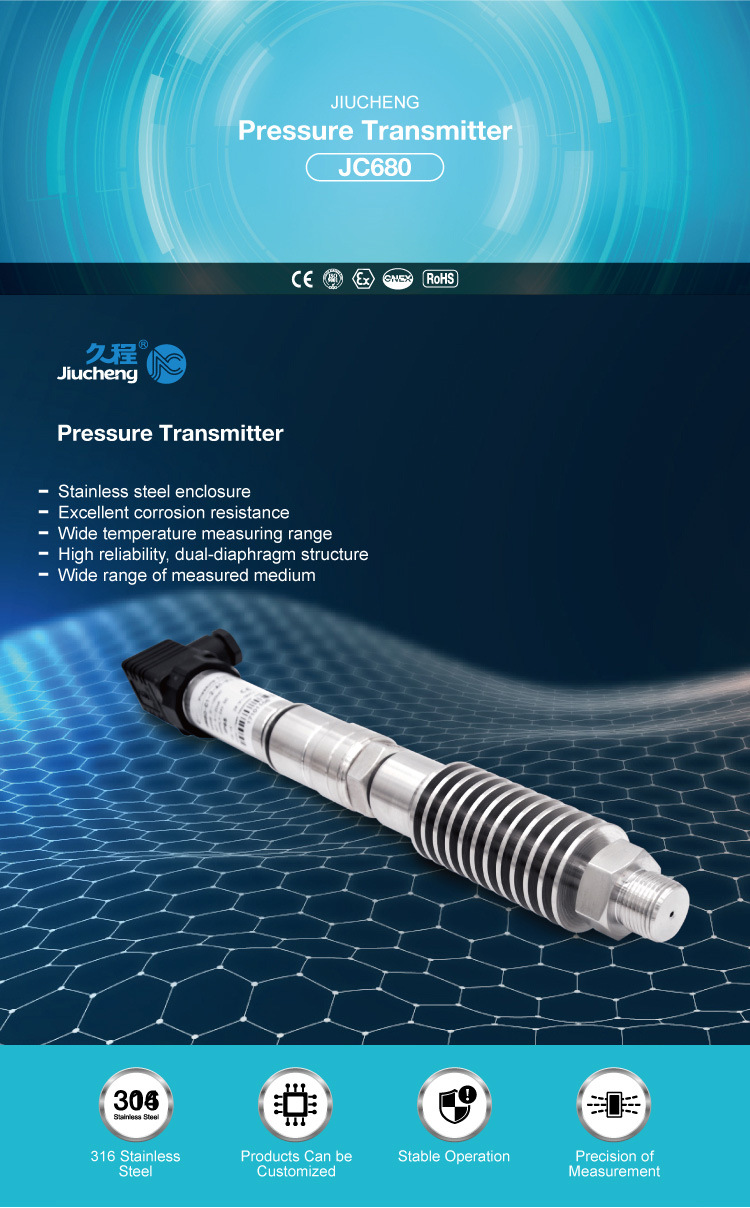 Sapphire High-Temperature Pressure Transducer Pressure Sensor Pressure Transmitter Jc680