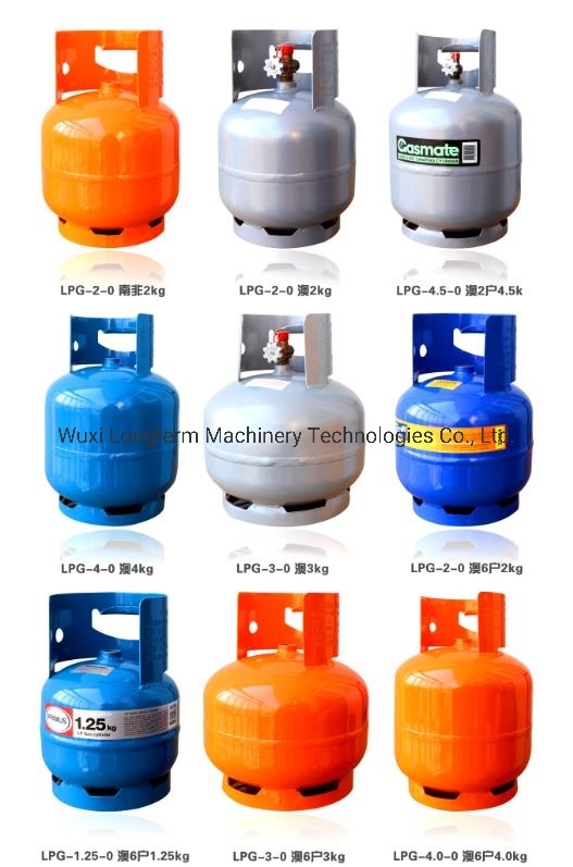 15kg Vertical Low Pressure Pressure Empty LPG Gas Storage Cylinder