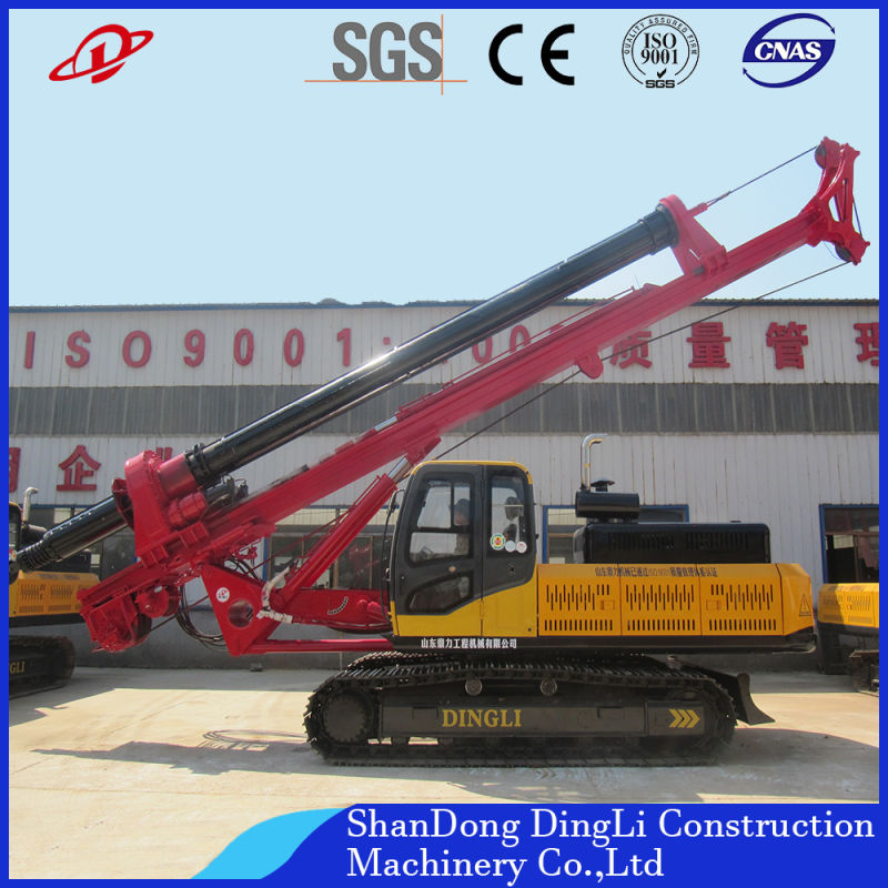 Small Crawler Rotary Drilling Rig with Great Power/High Torque/Cunmminus Engine