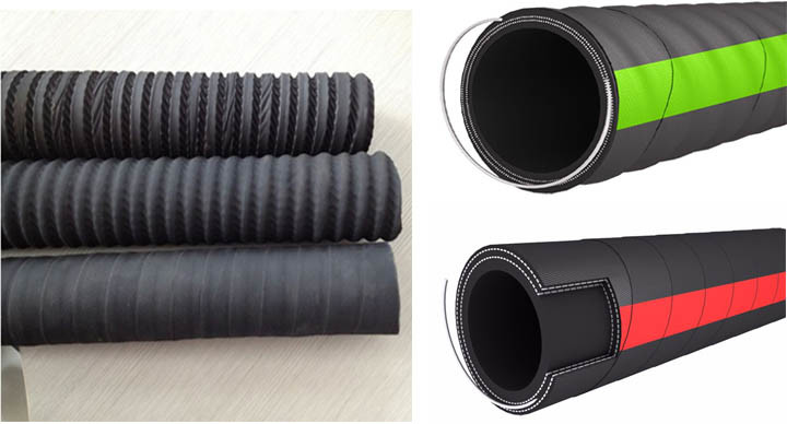 Industrial 3 Inch Water Pressure Discharge Rubber Suction Hose