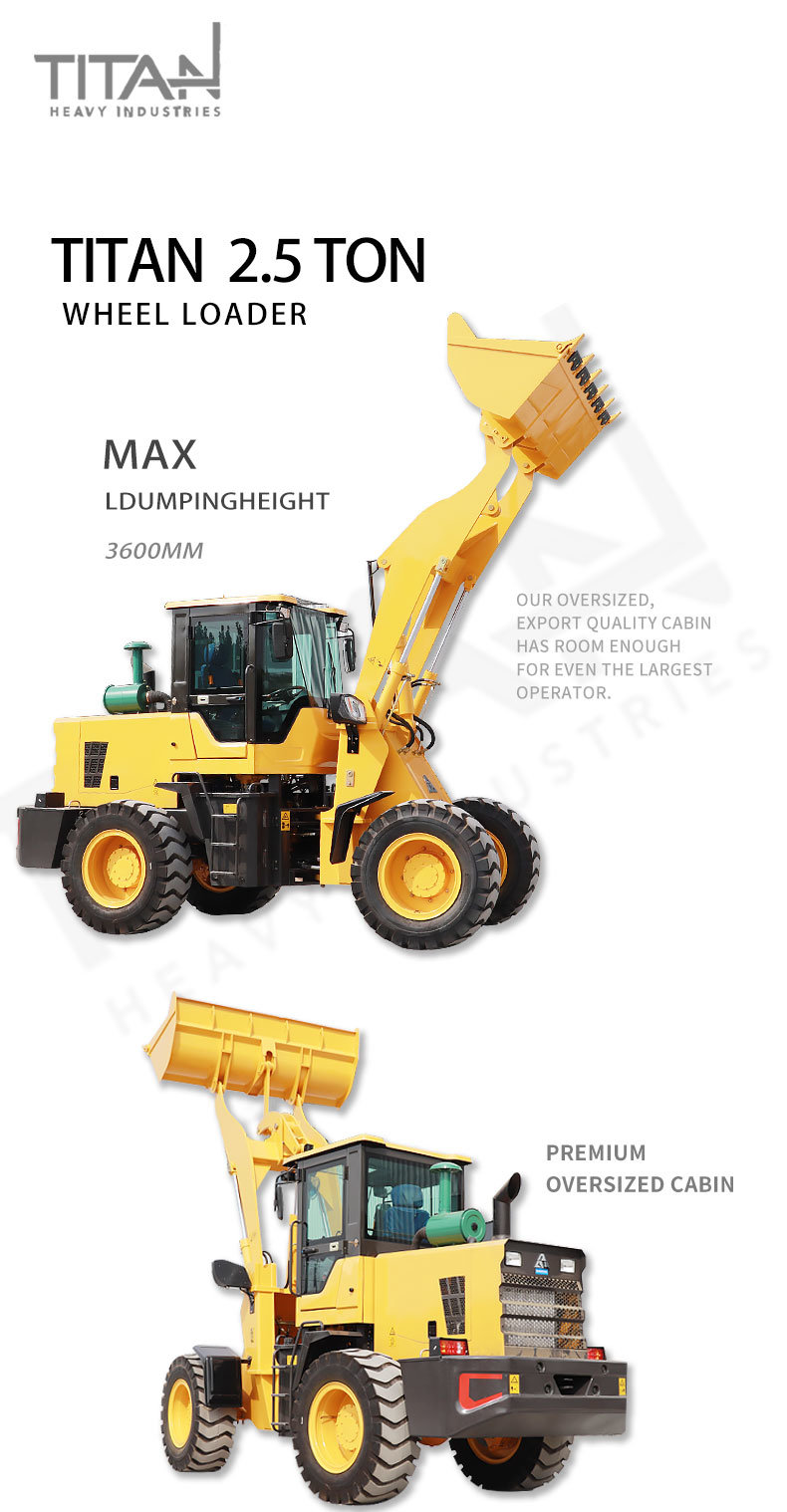 Competitive Price Wheel Loader with Front Loader with Simple Operation