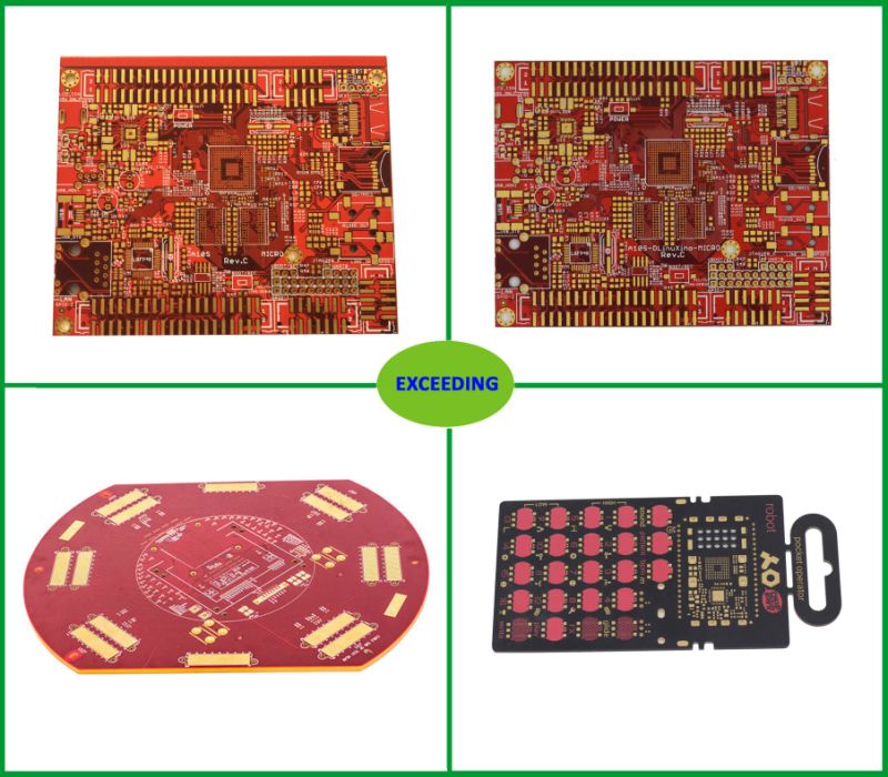 Enig 4 Layer Blind Holes Fr4 PCB for Sensors