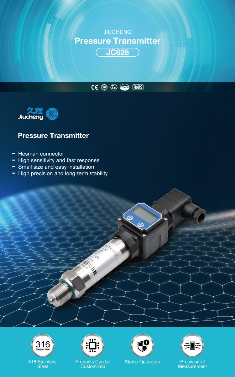 Jc628 Sapphire High-Temperature Pressure Transducer