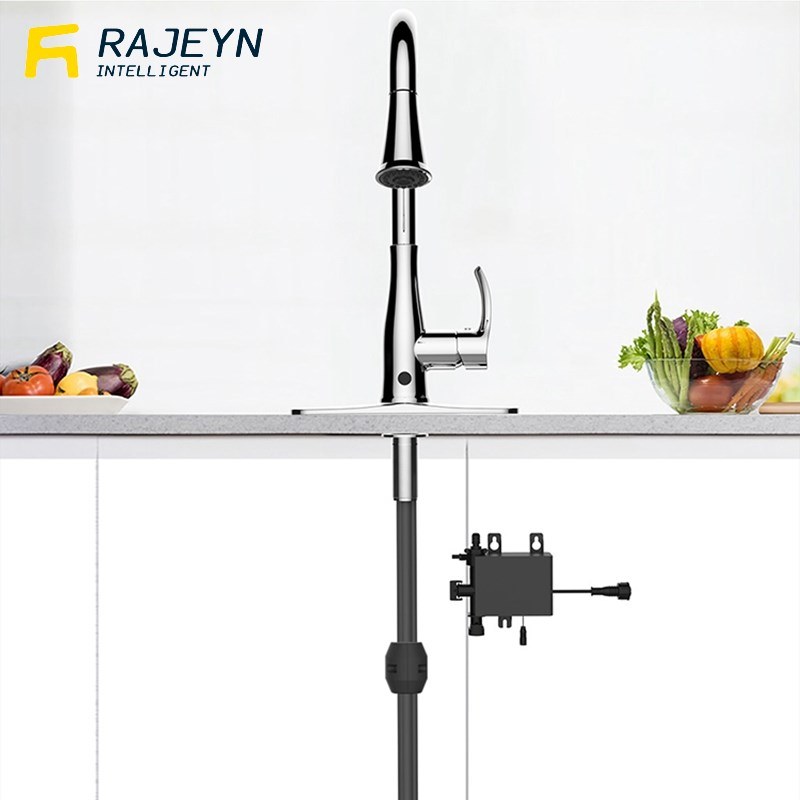 Temperature Control Zinc Alloy Sensor Kitchen Water Faucet