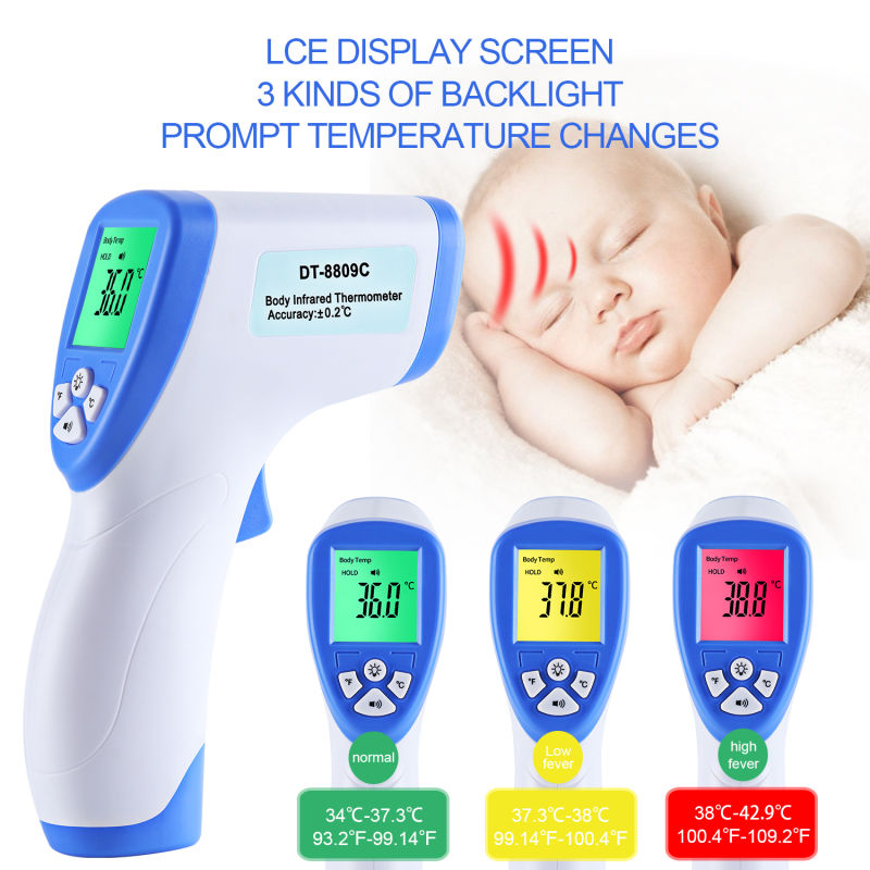 Non-Contact Infrared Digital Medical Equipment Temperature Sensor Forehead Thermometer