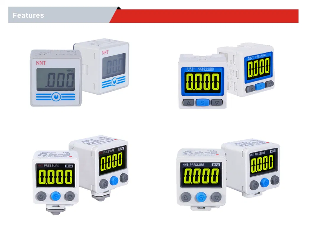 Digital Pressure Switch Water Pressure Switch Intelligent Pressure Switch Zse80A
