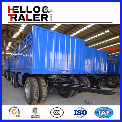 2 or 3 Axle 20-40 Tons Cargo Box Full Trailer