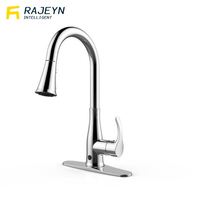 Temperature Control Zinc Alloy Sensor Kitchen Water Faucet