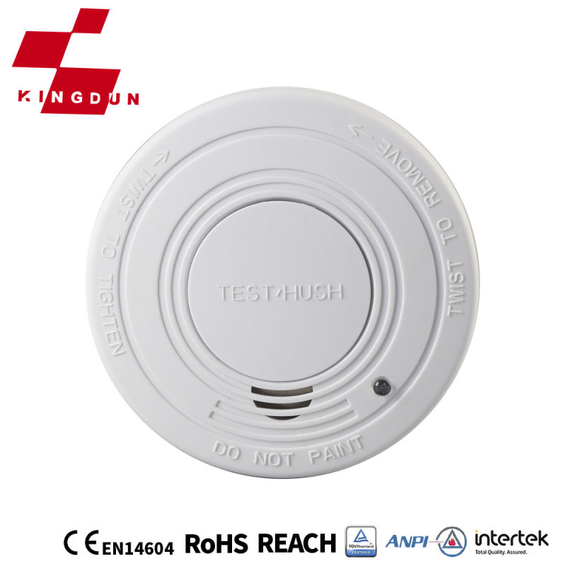 220V European Plug Working Current Smoke Sensor Detector with Wireless