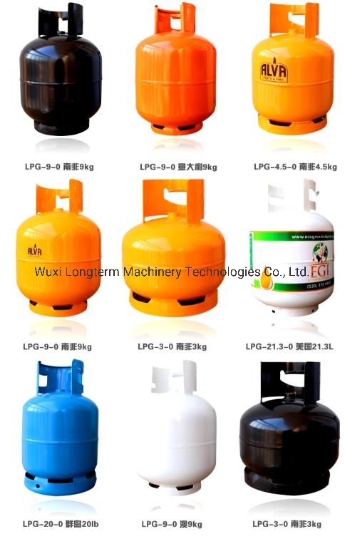 15kg Vertical Low Pressure Pressure Empty LPG Gas Storage Cylinder