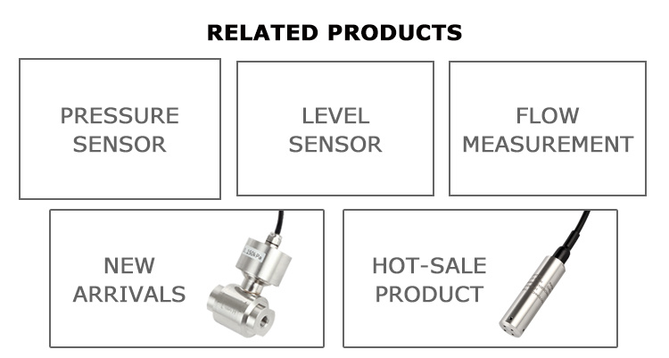 Customized Outputs Industrial Pressure Transducer Sensor for Water Tank