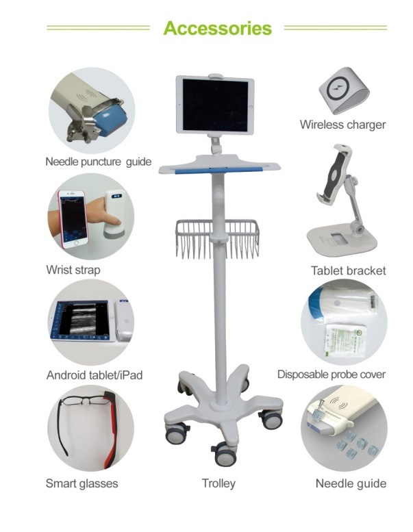 Clinic Use Wireless Ultrasound Wireless Micro-Convex Probe Wireless Ultrasound Probe