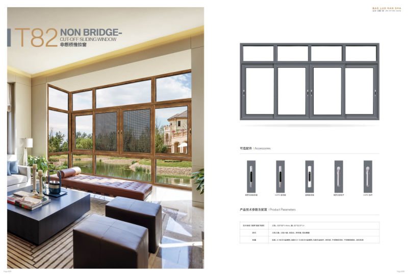 Aluminium Swing Windows Operate in a Horizontal Fashion to Allow for Full Top to Bottom Ventilation