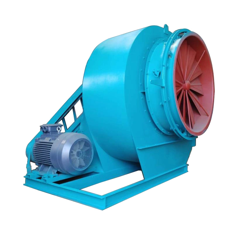9-19 Medium Pressure Induced Draft Iron Centrifugal Industrial Exhaust Fan for Production Dust Exhaust ISO