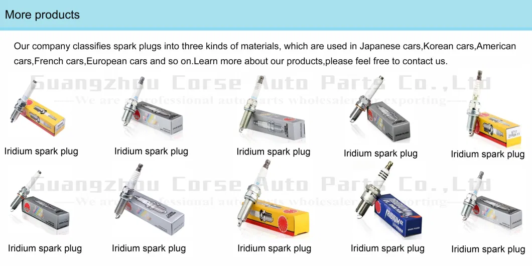 90919-01243 Spark Plugs Fk16hr11 Double Iridium Spark Plug for Toyota Highlander