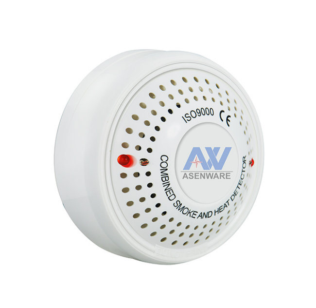 24V Smoke and Temperature Detector Fire Alarm Smoke Sensor