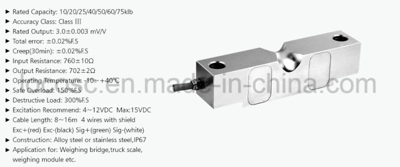 Weight Pressure High Strength Precision Pressure Sensor Load Cell