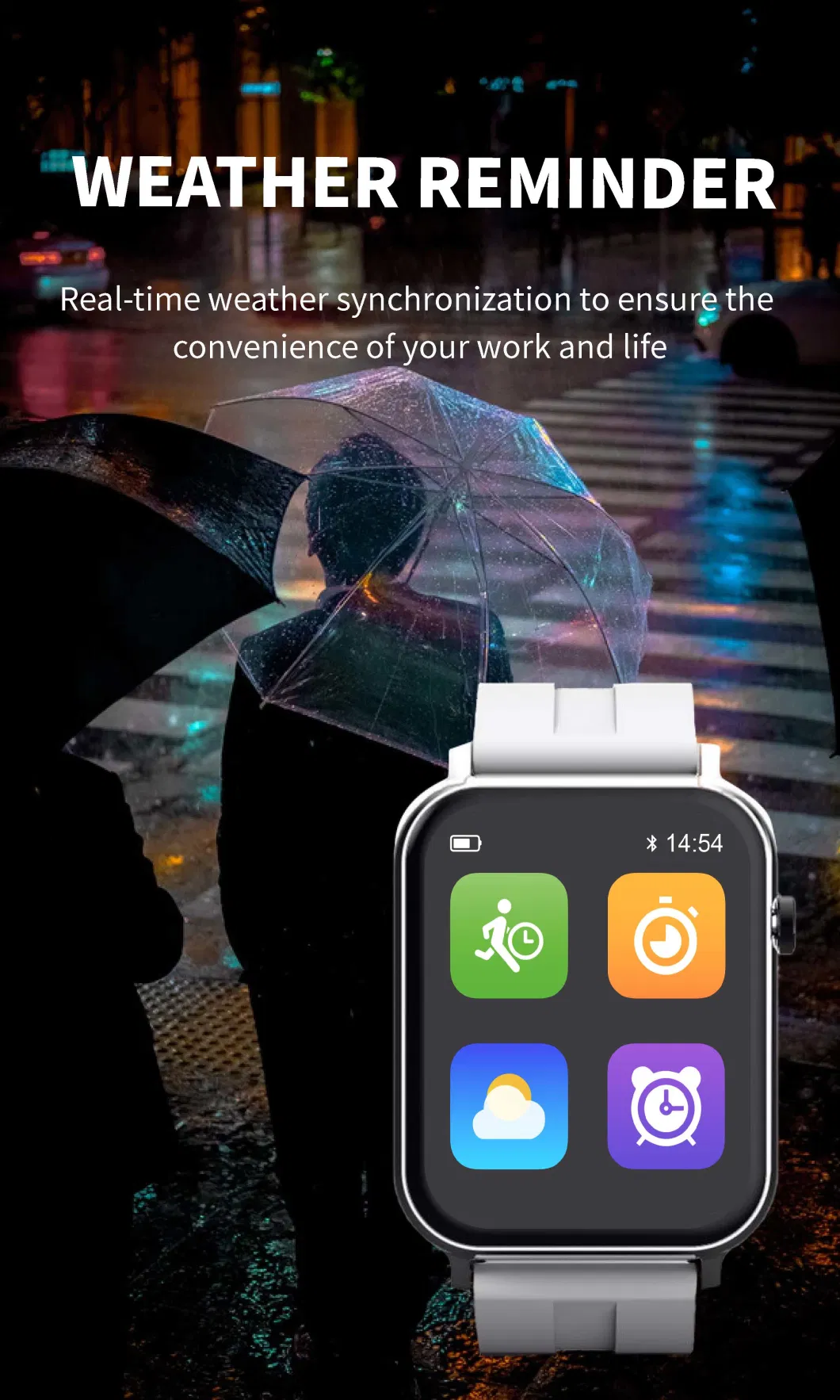 Atopai 1.78 TFT Full Touch 320*385 Accelerometer 320mAh Battery Smart Watch