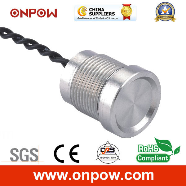 Onpow 16mm Piezoelectric Switch with Finger Location (PS165Z10YSS1, CCC, CE)