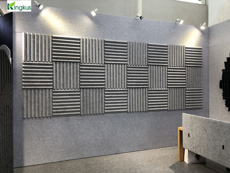 Wave 3D Wall Panels Acoustic Polyester Panel Eco Board