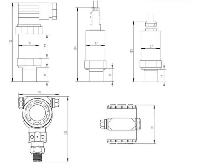 4-20mA Water Pressure Transducer Sensor Price