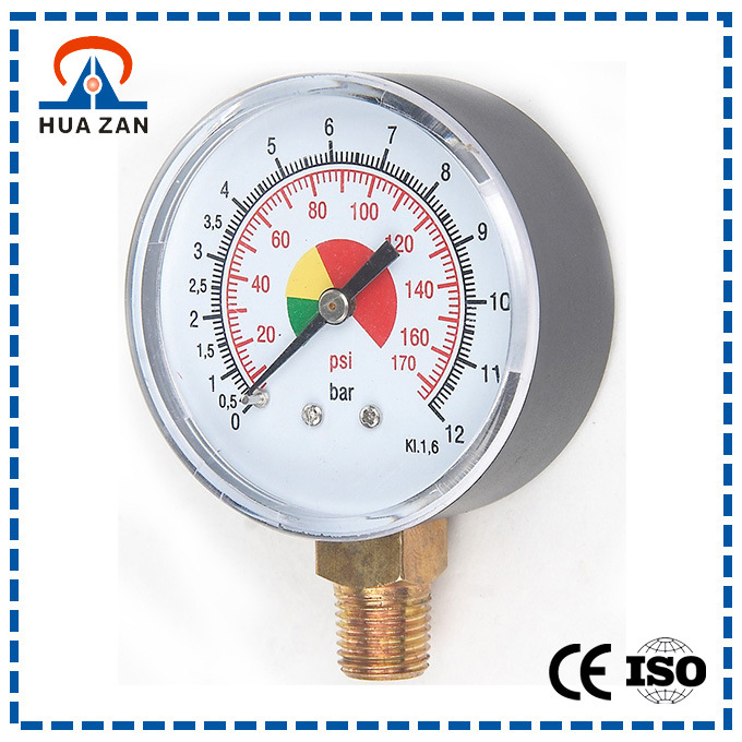 Cheap Pressure Gauge Different Types of Low Pressure Analog Pressure Gauge