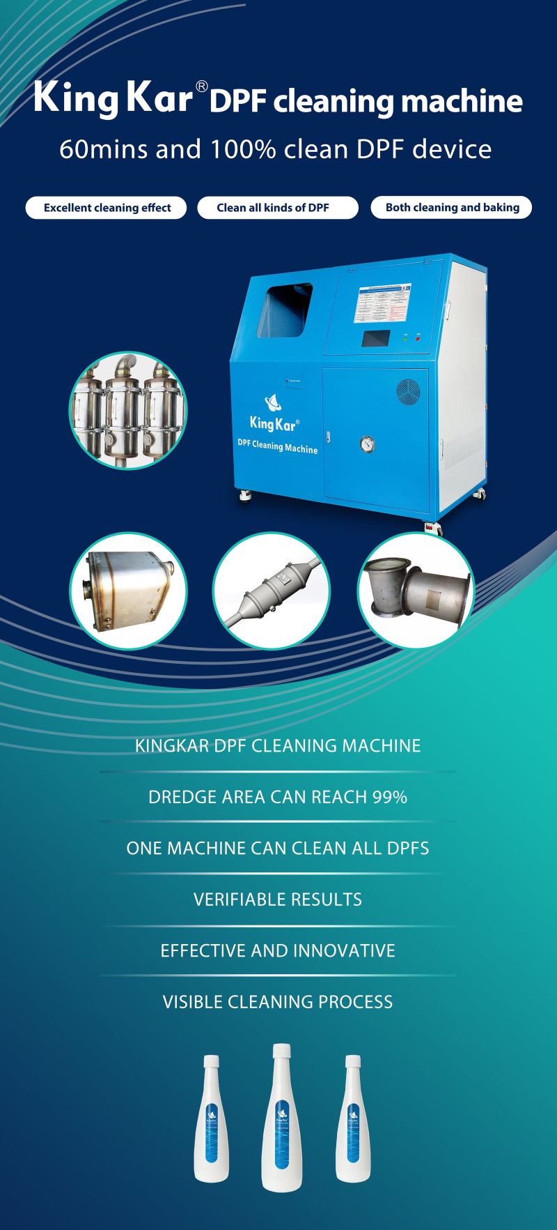 High-Pressure DPF Cleaner Spray DPF Cleaning Machine