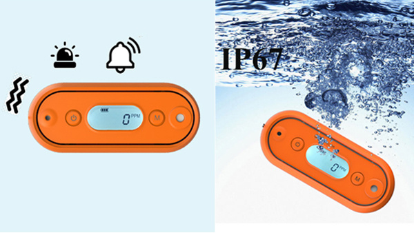 IP67 Portable Toxic Gas Detector UK Sensor 100ppm H2s Gas Detector