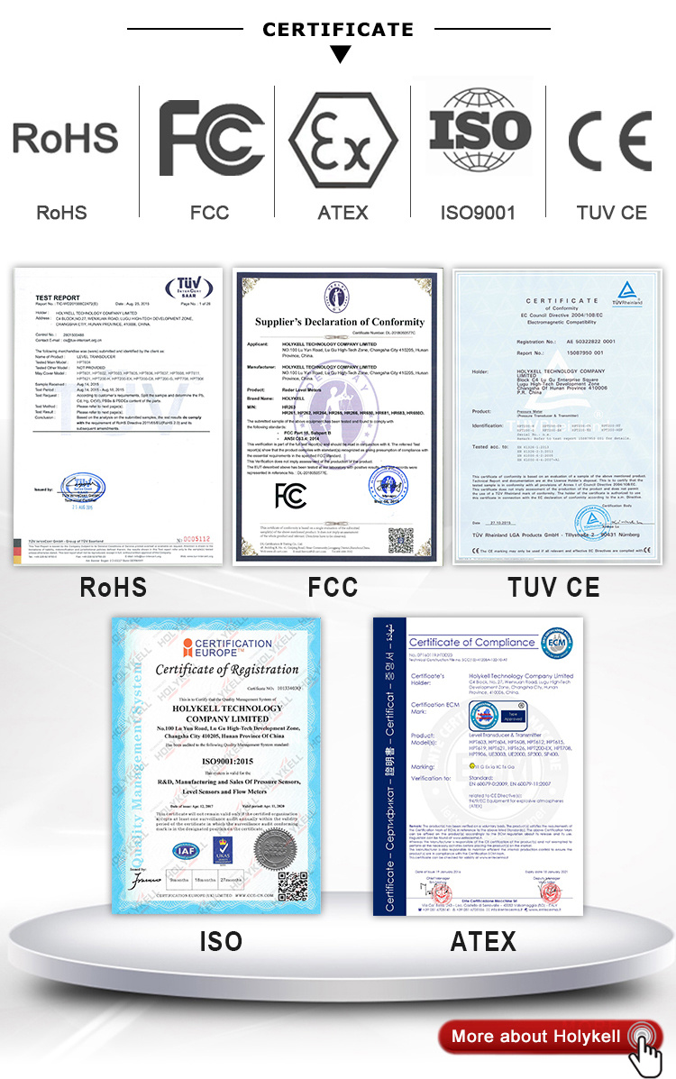 Ce Certificate Approved Pressure Sensor for Chemical Industry