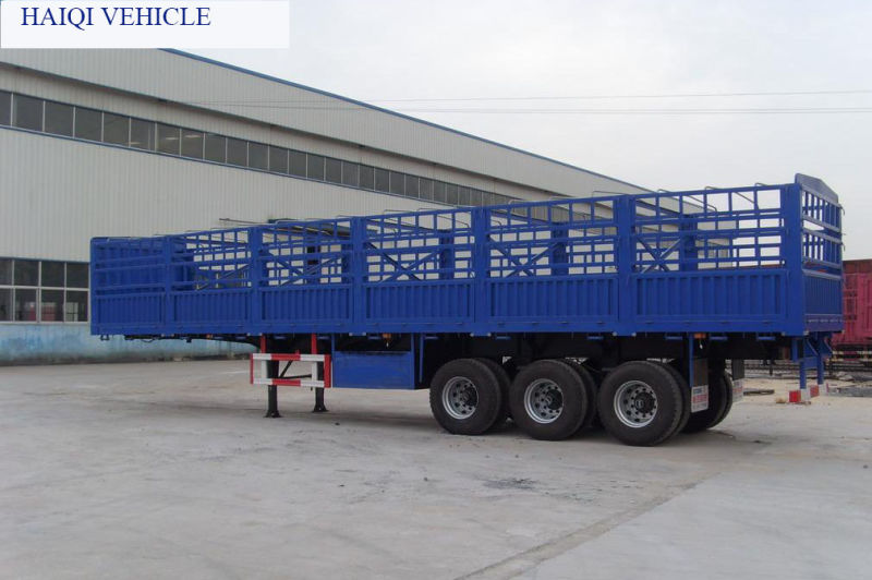 3 Axle 40FT 3 Axle Stake Warehouse Cargo Transport Truck Trailer
