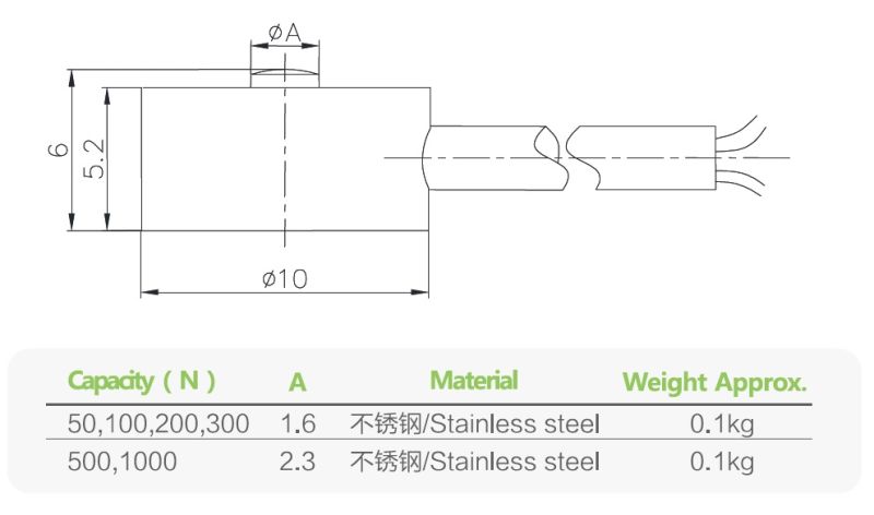 T103 1-Component Digital Force Load Cell Sensor Pressure