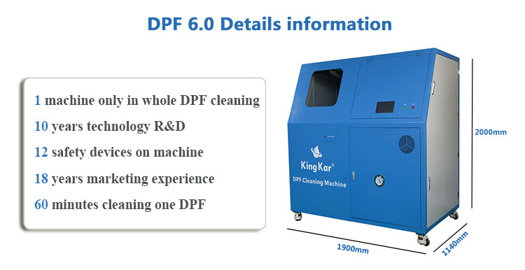 High-Pressure DPF Cleaner Spray DPF Cleaning Machine