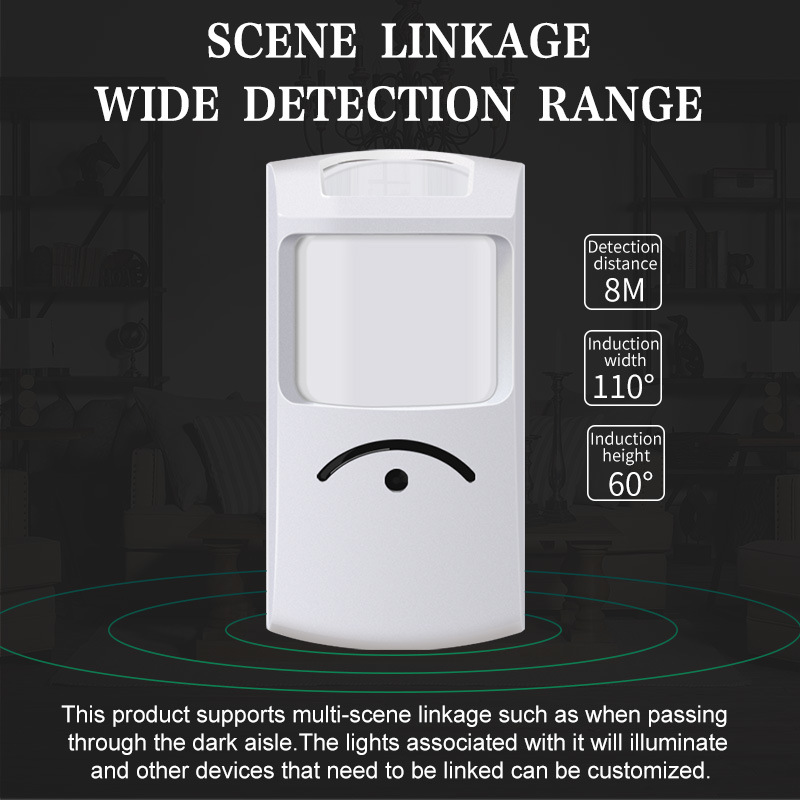WiFi Human Body Infrared Sensor Kit Wireless Passive Infrared Detector Yet6200zb