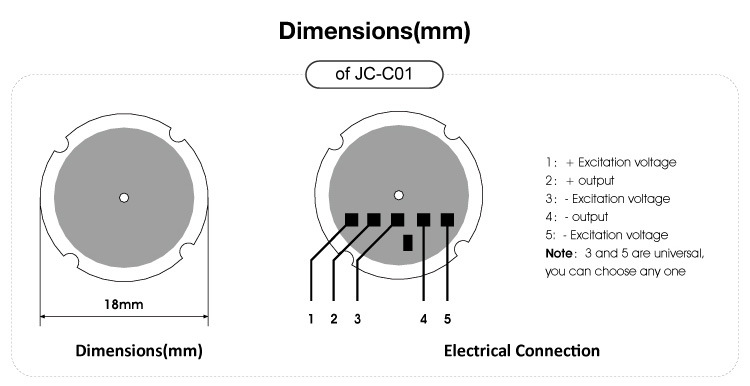 Ceramic Housing Pressure Sensor with Jc-C01