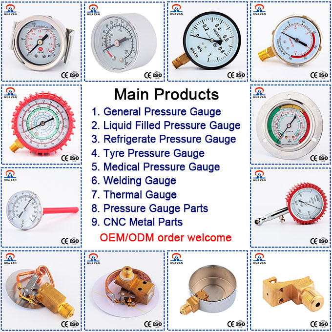 Cheap Pressure Gauge Different Types of Low Pressure Analog Pressure Gauge