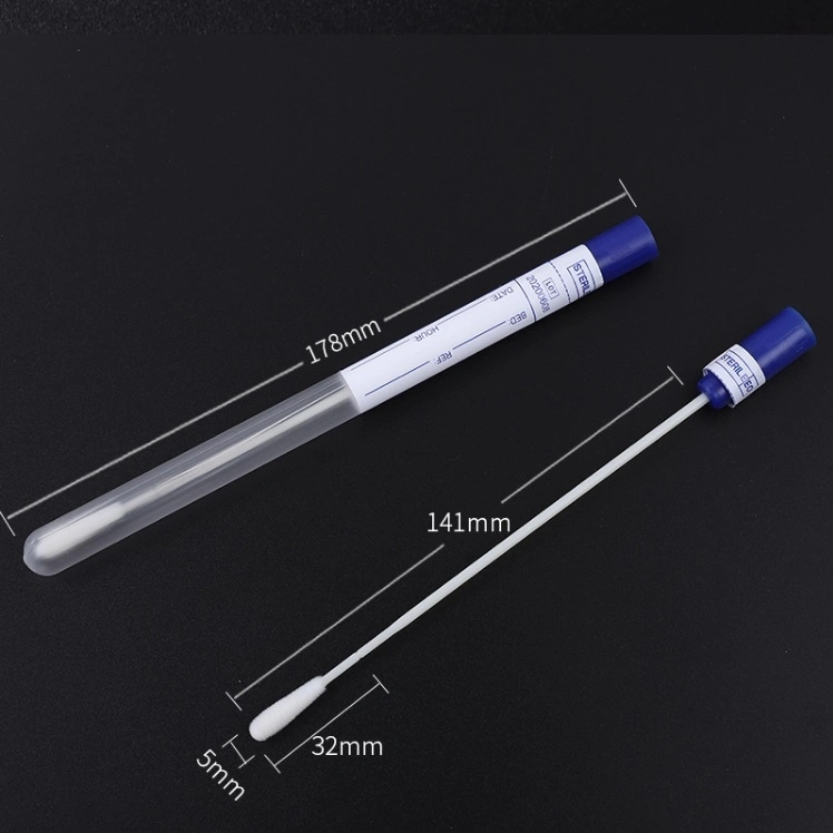 Sterile Nasopharyngeal Swabs, Transport Media Swab, Test Tube Swab