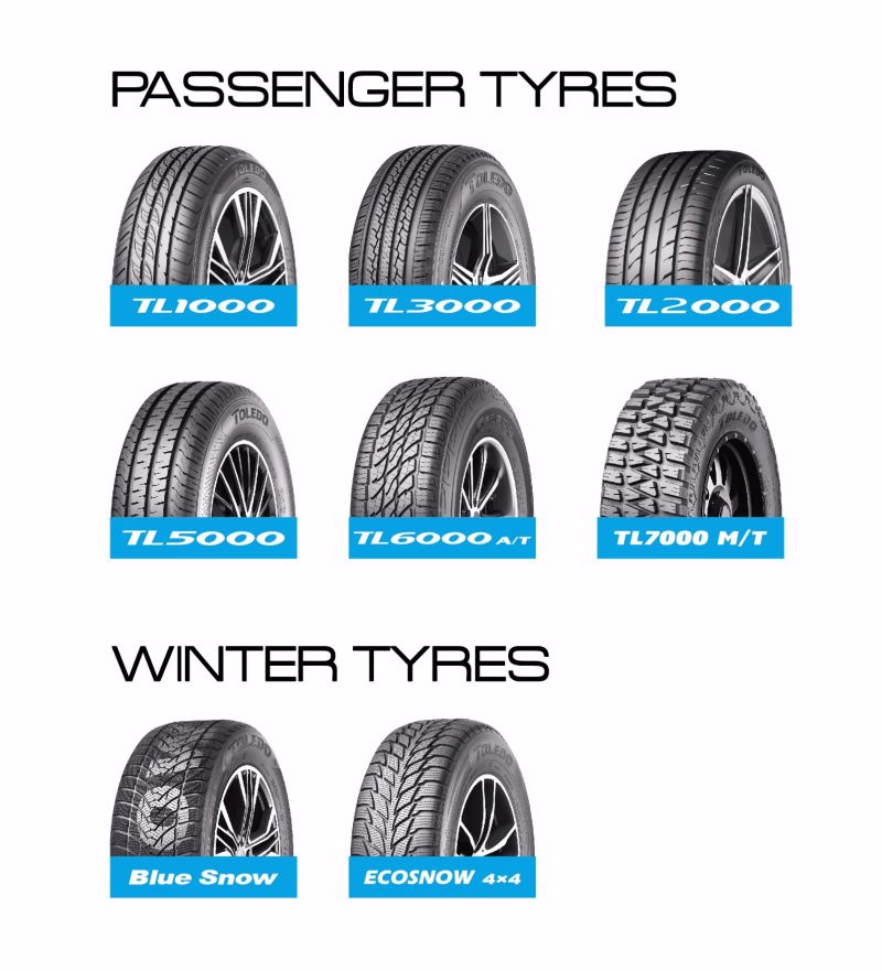 Without Inner Tube Economical Passenger Car PCR Tyres