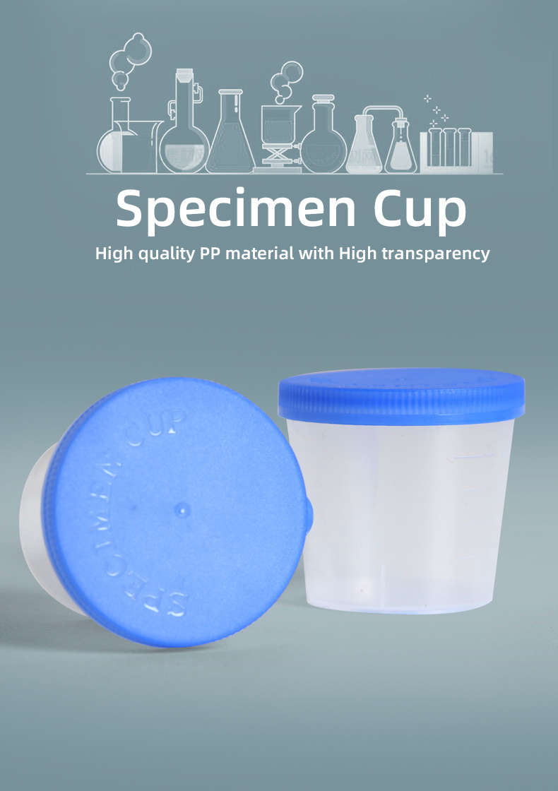 CE and ISO Approved 40ml Specimen Container Sputum Cup