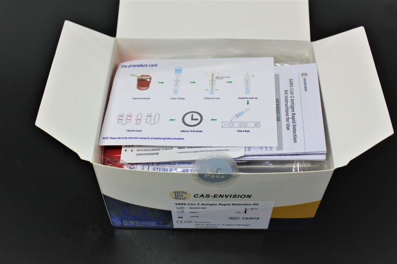 CAS-Envision Novel Antigen Rapid Test Device Swab Test