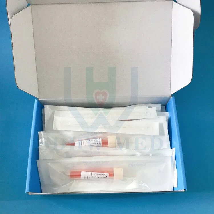 Transport Vials Viral Media Swab with 2 Test Flock Nasopharyngeal Throat Swab