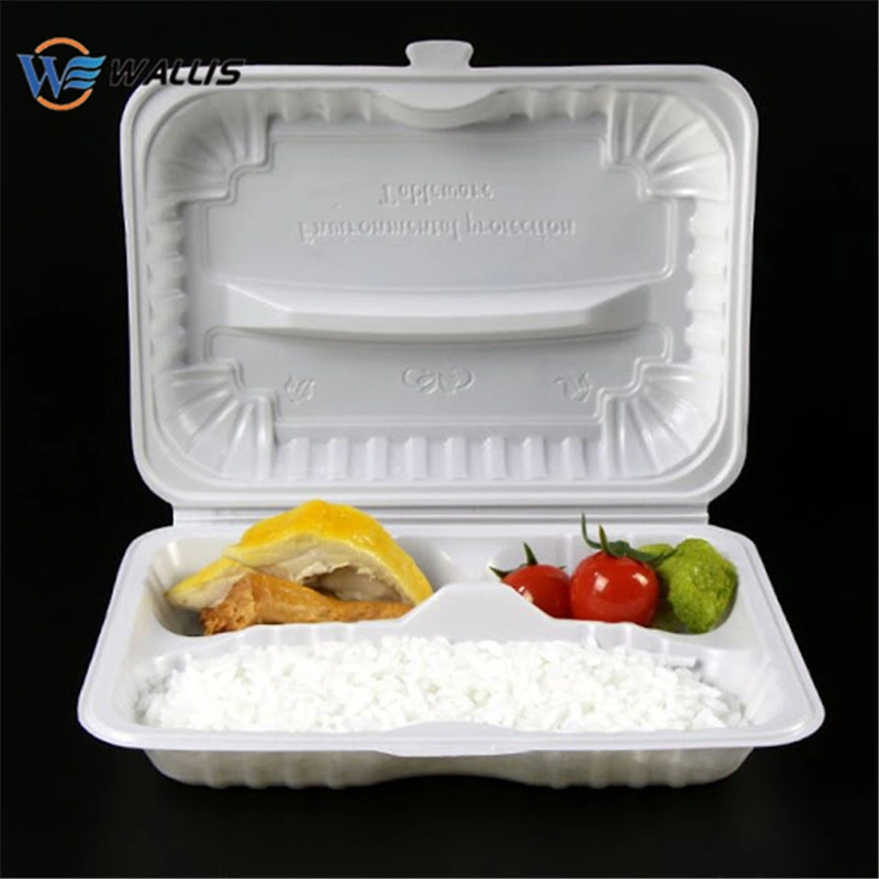 Wholesale Transparent Disposable Clear Plastics Meal Lunch Boxes Food Container Tray
