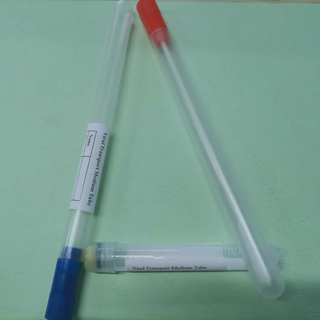 Sterile Nasopharyngeal Swabs, Transport Media Swab, Test Tube Swab