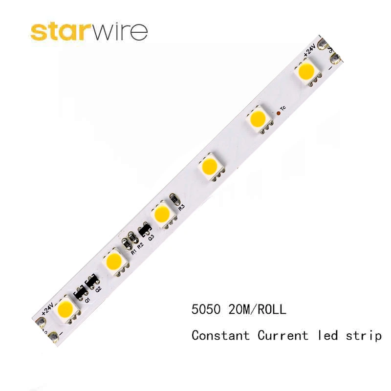High Lumimous DC24V Single Color SMD 5050 Constant Current LED Strip 10m 15m 20m One PCS